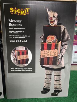 Spirit Halloween Monkey Business Animated Prop