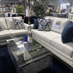 Customizable Sofa Loveseat! $1999 💙🤍 Any Color & Fabric!