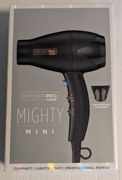 Conair Hair Dryer, INFINITIPRO, Travel, 1600W, Compact, AC Motor