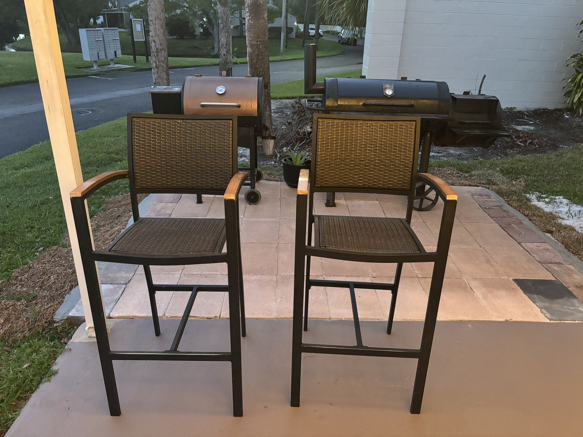 Tall Bar stools - (2) Florida Seating 