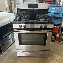 KENMORE GAS STOVE STAINLESS EVERYTHING WORKING ESTUFA DE GAS MUY BUENA