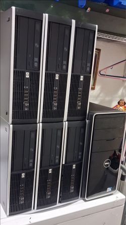 Selling these  Desktop Computers Windows 10.  Good condition. asking 250  for all 5...firm price.

-  6  HP   Hp desktop computer.
 Windows 10.   
-AM