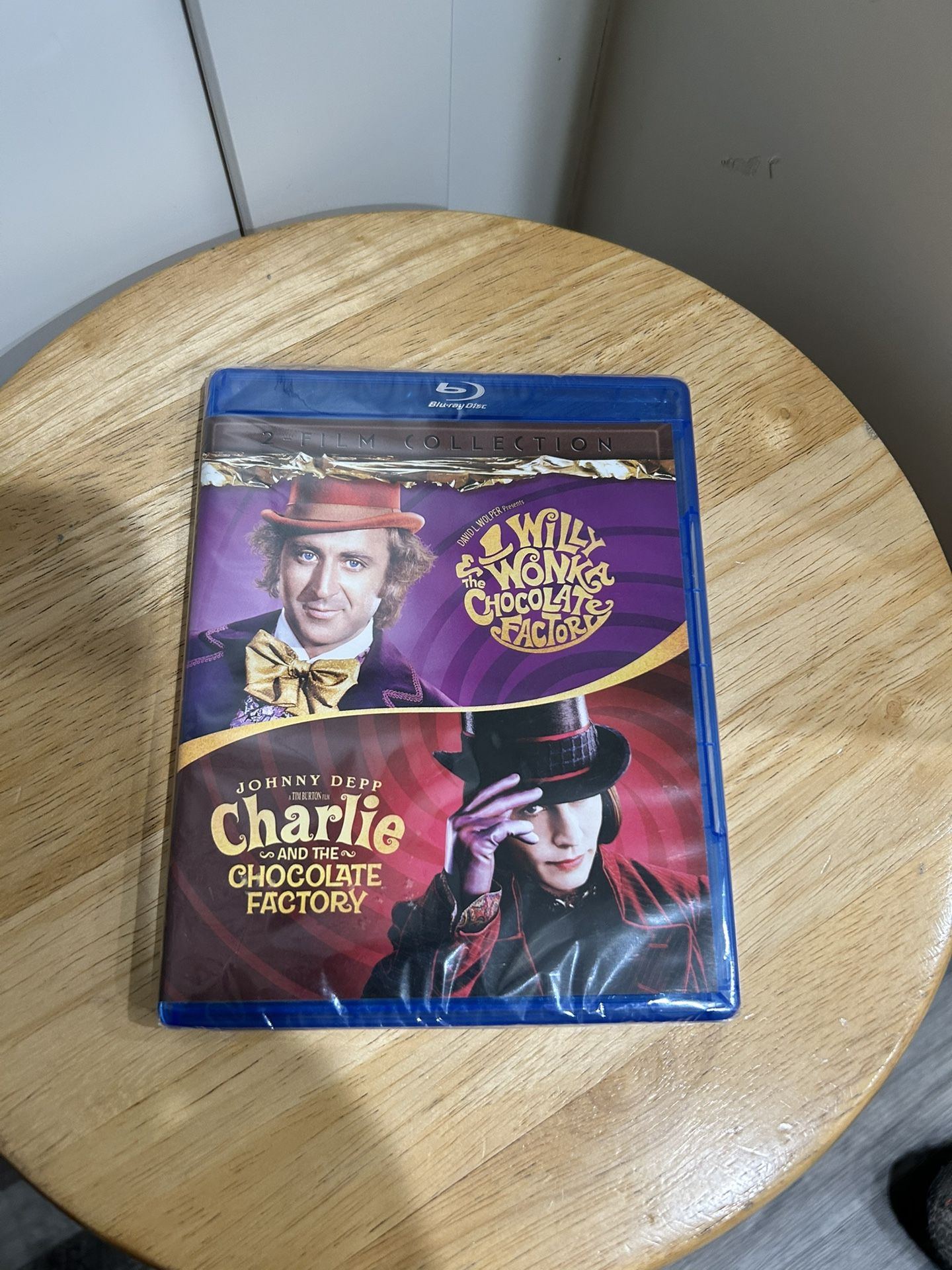 Willy Wonka 2Film Collection Blu-Rey (New)