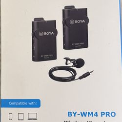 BOYA WM4 pro wireless microphone