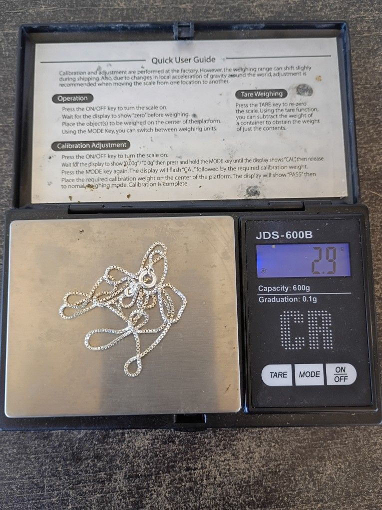 925 sterling silver necklace