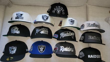 Raiders Fitted Hat Collection Size 7 5/8