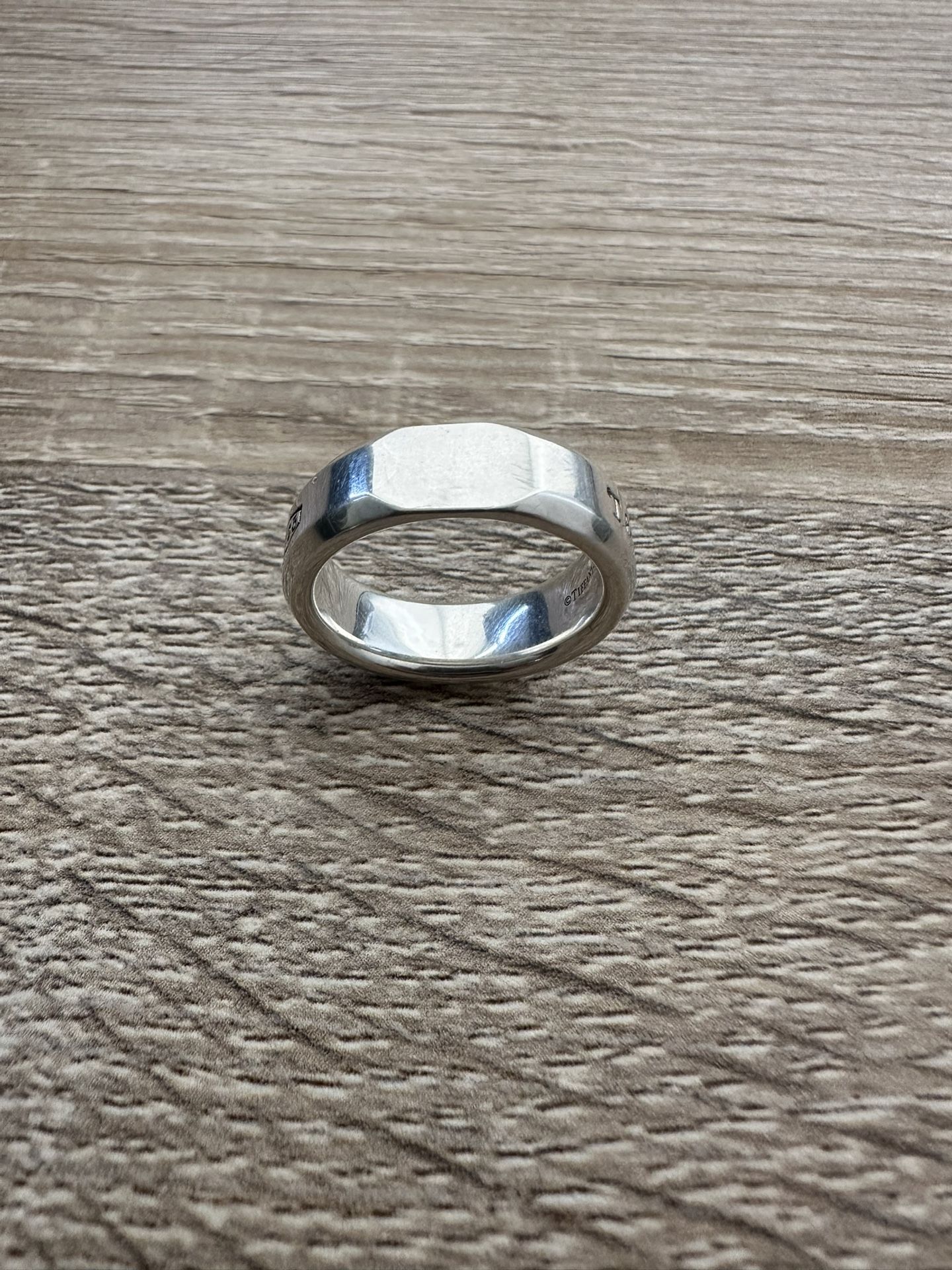 Tiffany And Co Sterling Silver Makers Ring