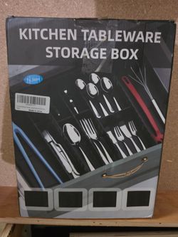 Silverware drawer organizer