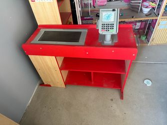 Toy kitchen with accessories