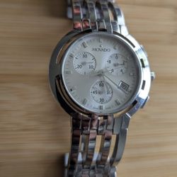 Movado Watch Mens Silver Chrongraph ESPERANZA... $1995