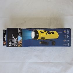 Emergency Crank Radio Flashlight Charger 4 In 1 Dynamo