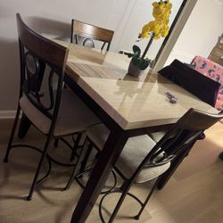 Dinning Table And 4 Chairs