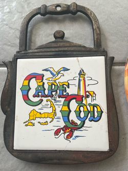Antique Cape Cod Decorative Trivet approx H8”W5.3/4
