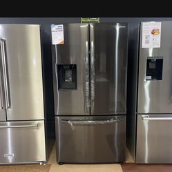 Brand New Samsung Black Stainless Steel French Door Refrigerator🔥🔥🔥