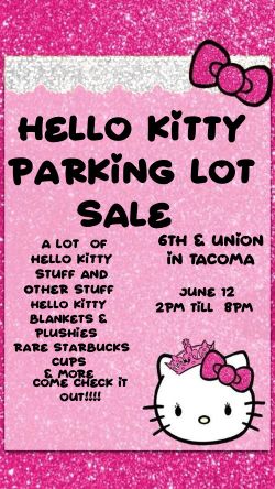 Hello Kitty Parking Lot sale