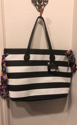 Large striped purse