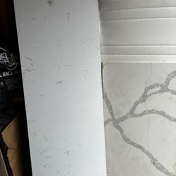 Two Quartz Countertop Slabs