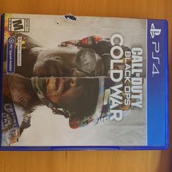 Call of duty black ops cold war PS4
