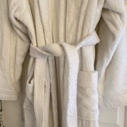 Cotton Robe White New Size XL