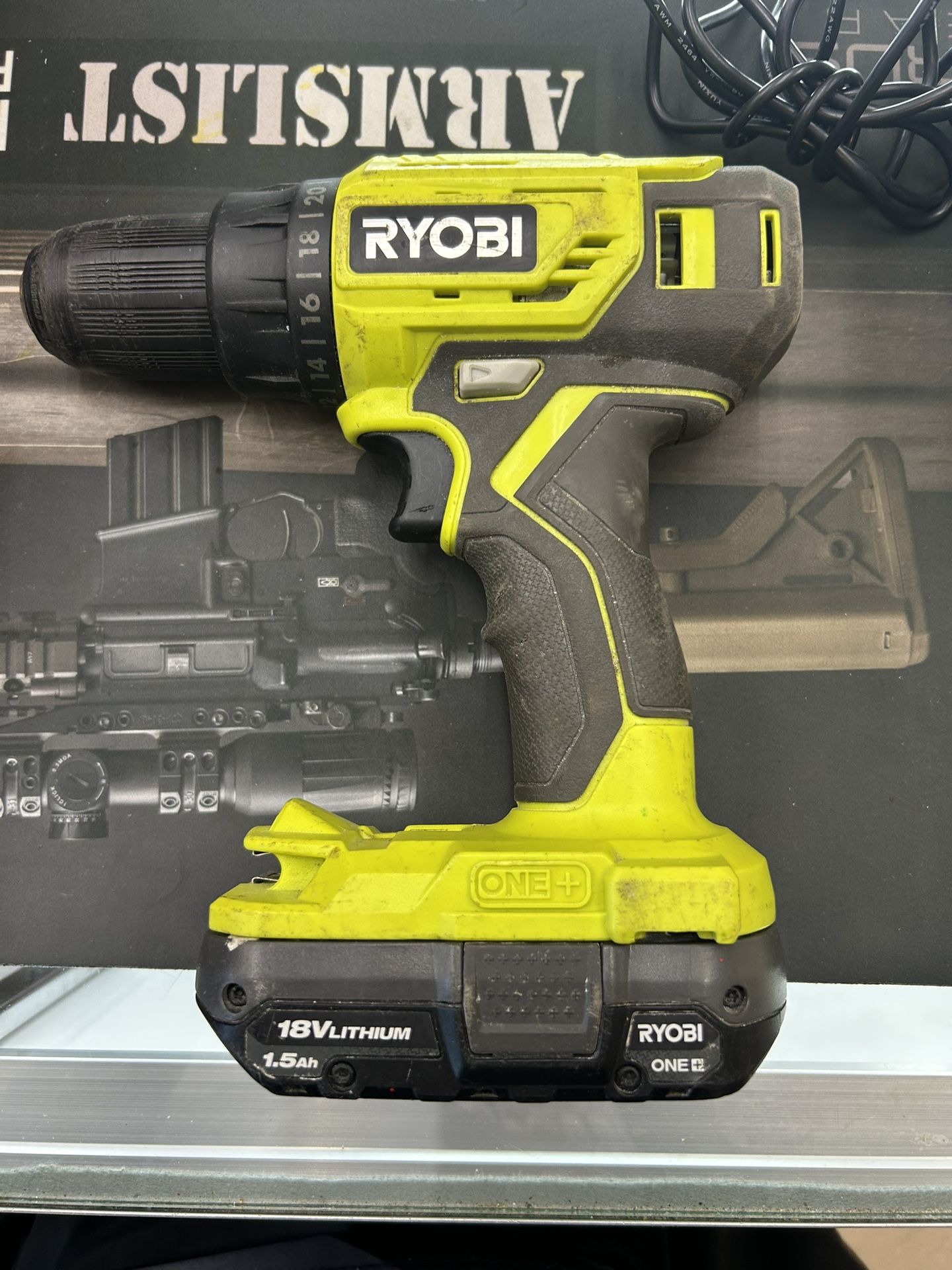 Ryobi Cordless Drill W Batt And Charger