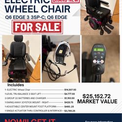 HEAVY DUTY ELECTRIC BRAND NEW WHEEL CHAIR