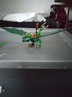 LEGO NINJAGO Lloyd's Green Forest Dragon 71829 (100% Complete!)