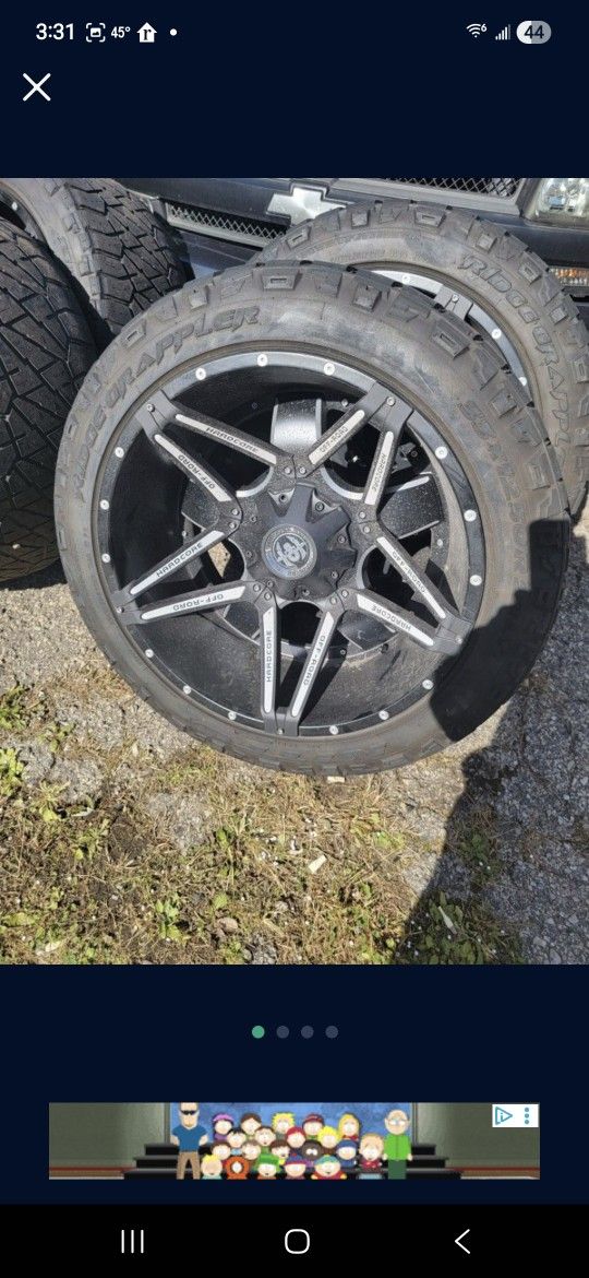 22s On 33s 6 Bolt Uni