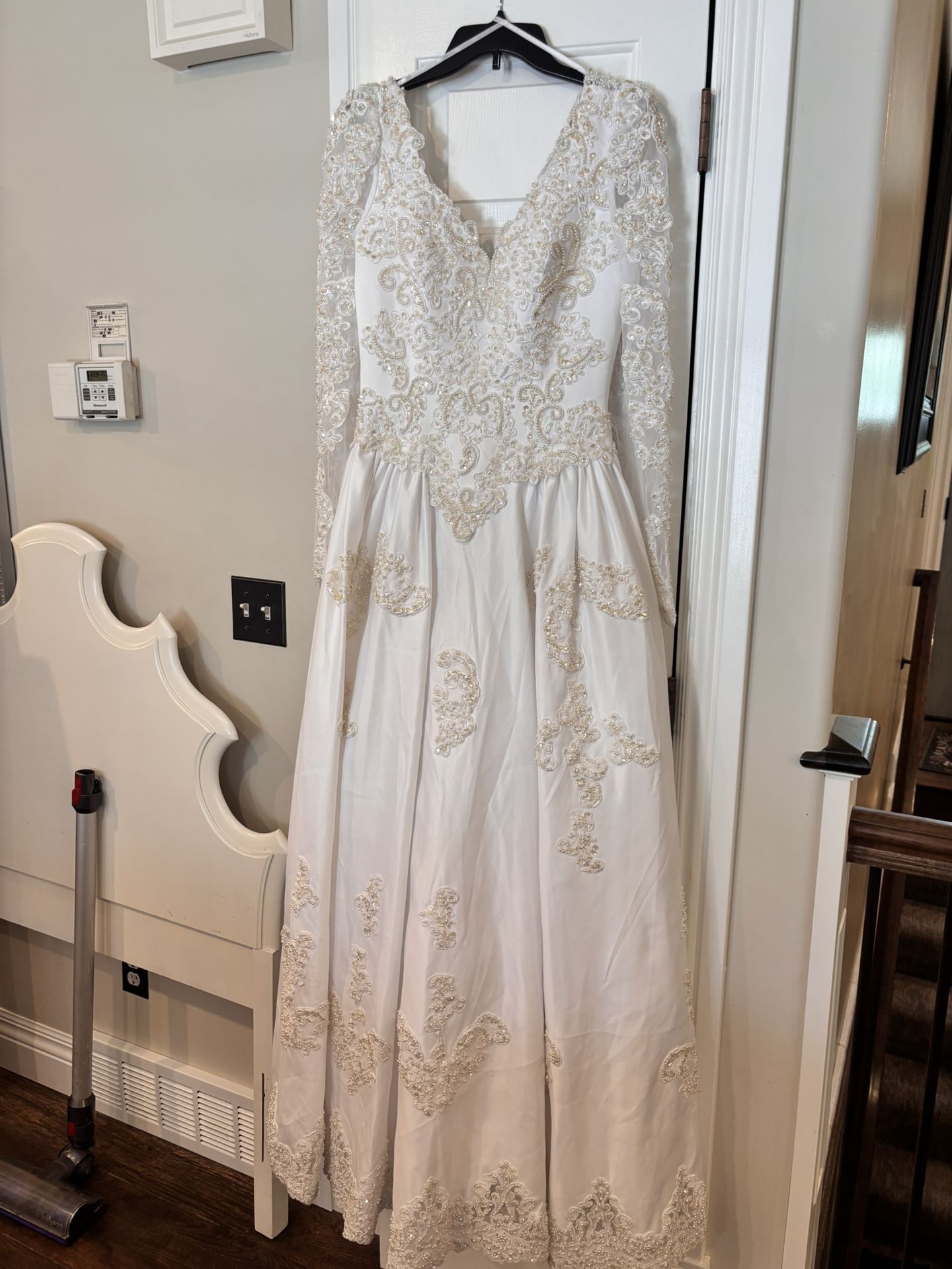 Retro/Vintage 1980's Early 1990's Wedding Dress Size 12
