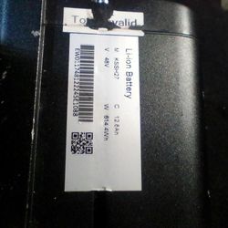 48 Volt Battery For A E Bike 