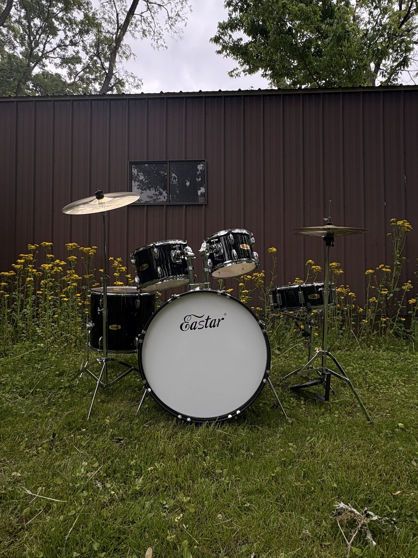 Drum Set Eastar 22 inch,5 Piece Full Size Drum Kit