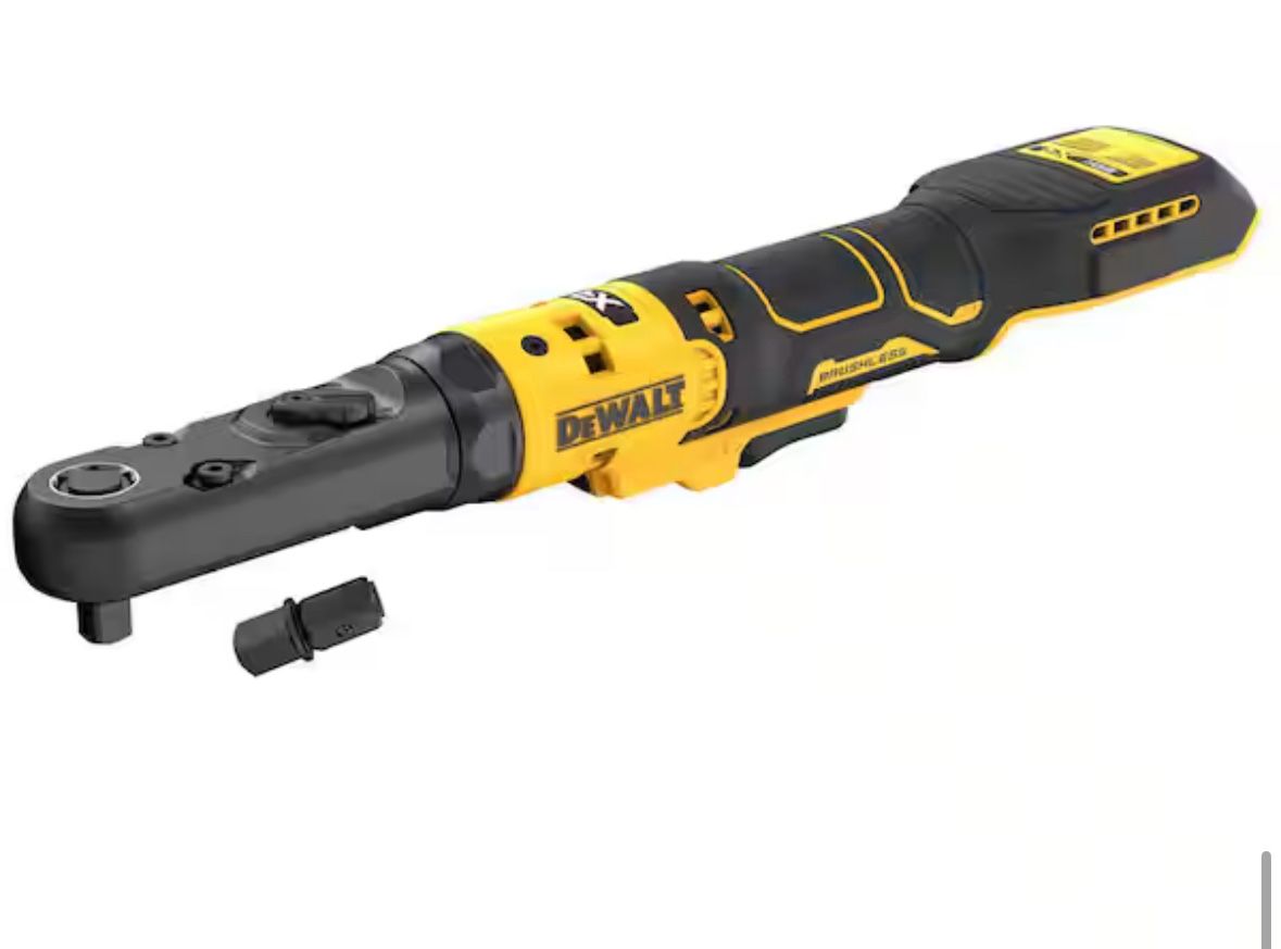 DEWALT 20-Volt Cordless 3/8 in. to 1/2 in. Ratchet (Tool-Only)