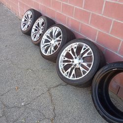 Corvette Z06 Rims and Tires Front 255/40ZR19 and Rear 315/35ZR20 READ DESCRIPTION