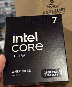 BRAND NEW SEALED Intel Core Ultra 7 270K Plus Desktop Processor - 24 cores (8 P-cores + 16 E-core