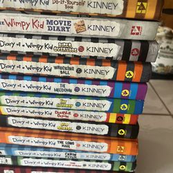 Books Diary If A Wimpy Kid Total Of 13 Hardback 