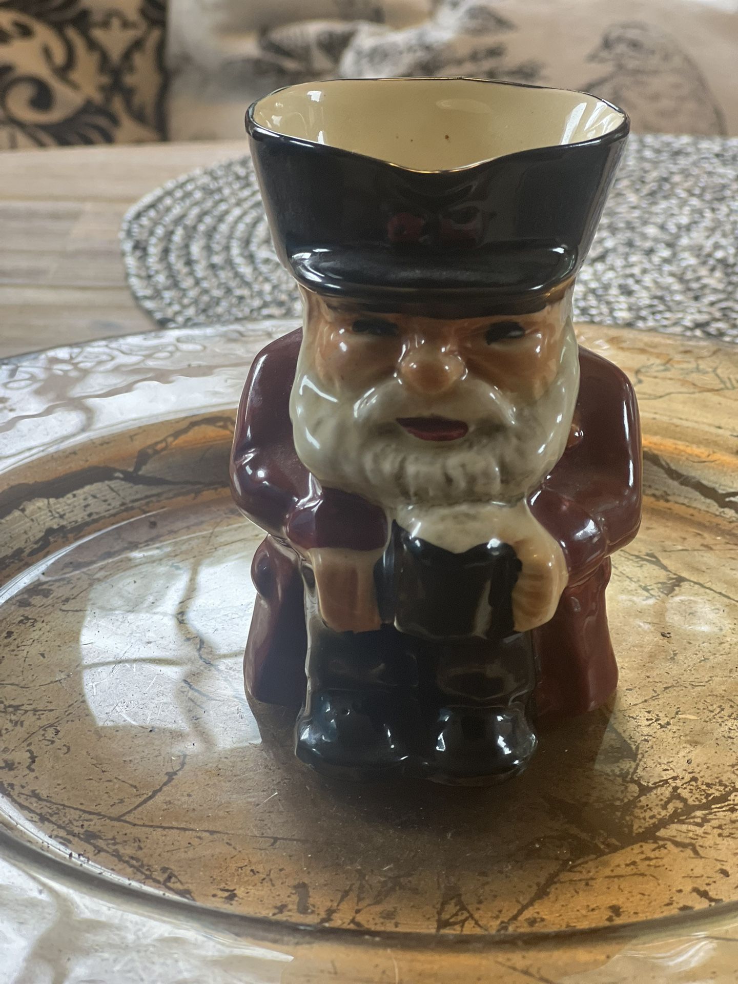 Vintage Chelsea Pensioner by Crown Devon Toby Jug