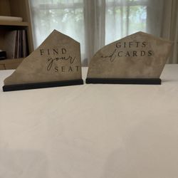 Table Numbers With Stands 