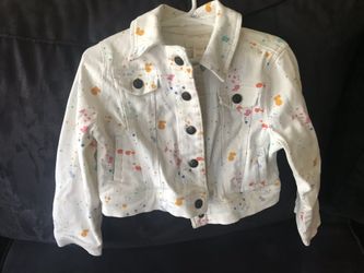 Denim colorful jacket size 4-5