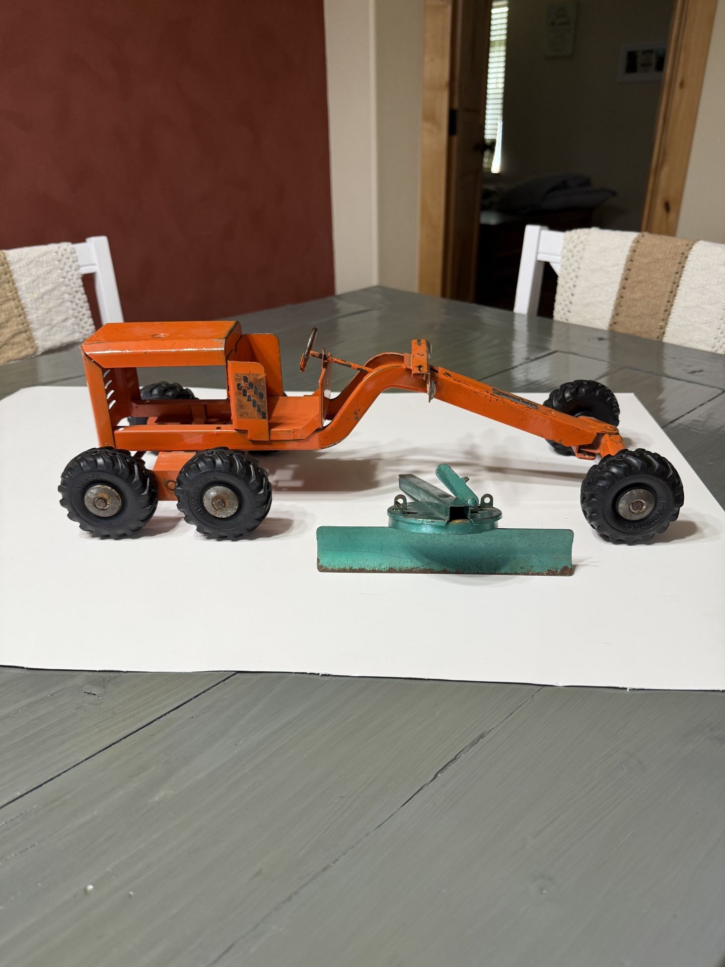 Vintage Structo Toys Road Grader - Freeport, Illinois, USA