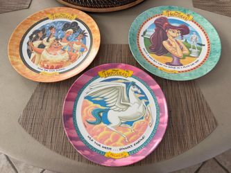 Disney Hercules 1997 Vintage McDonald's Collectors Plates (Set of 3)