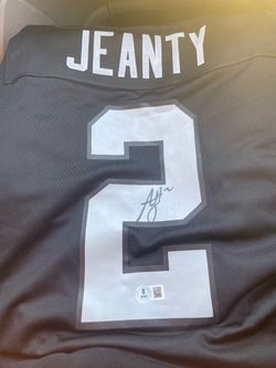 Ashton Jeanty Signed Nike Edition Jersey Beckett COA