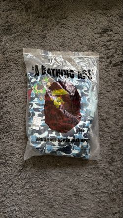 Blue and black BAPE Pullover Hoodie – Excellent Condition