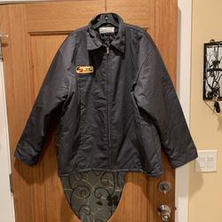 Work jacket. Gray. Size: XL. Very good condition.