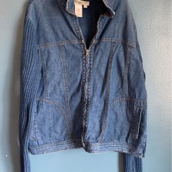 COLDWATER CREEK JEAN JACKET KIDS SIZE LARGE 