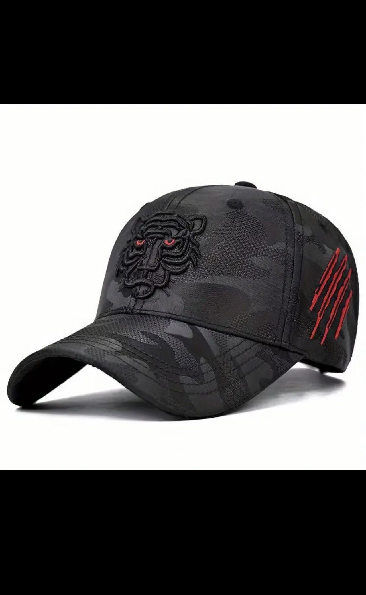 Tiger Embroidery Unisex Baseball Cap Camouflage Tactical Sports