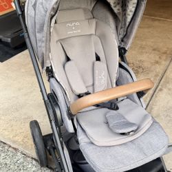 Nuna PIPA RX + Nuna Mixx Next Stroller Travel System – FREE Nuna Leaf Bouncer – Excellent Condition