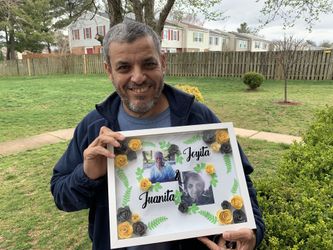 11” shadow memory box