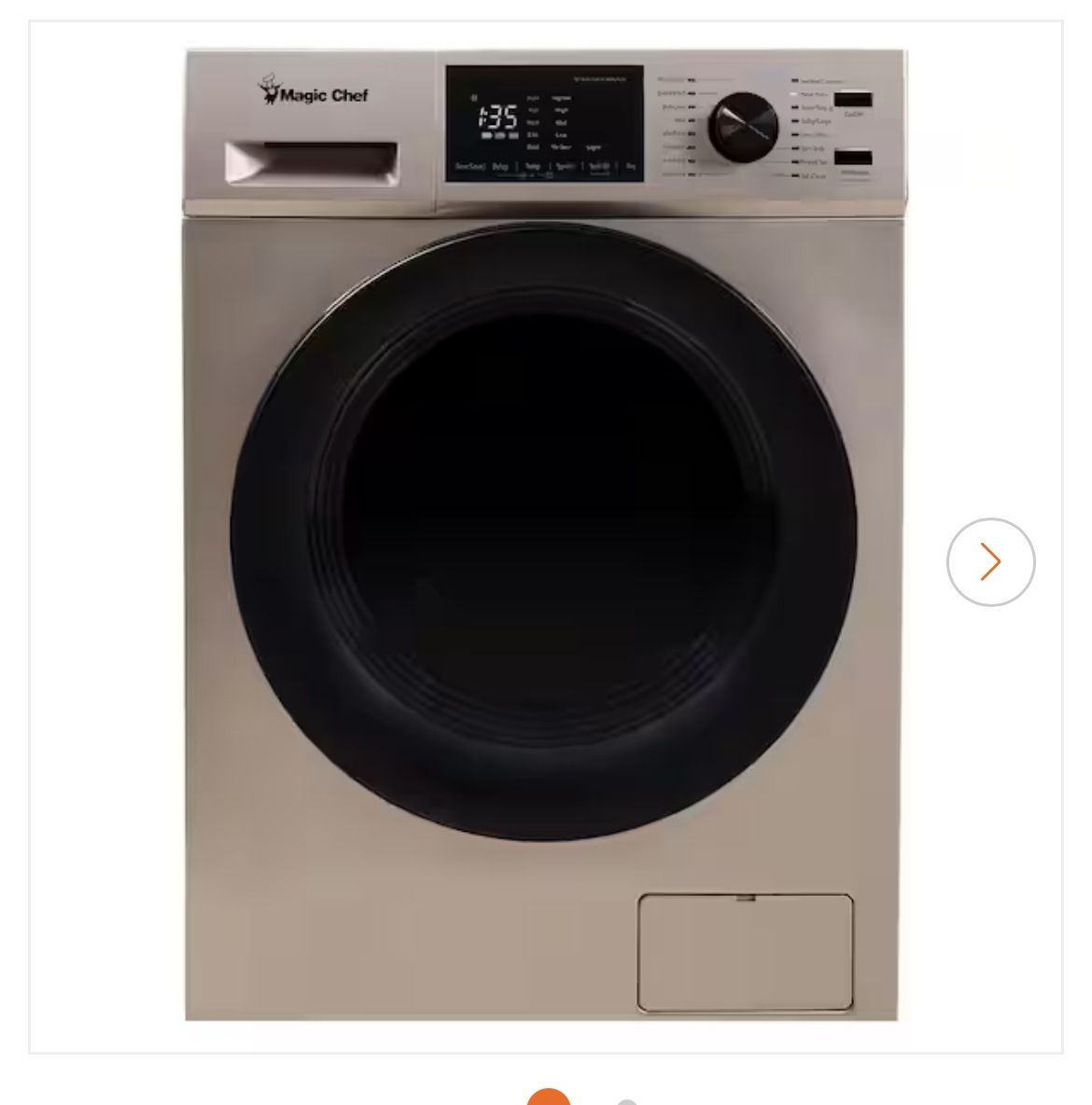 2.7 cu. ft. 120-Volt Gold All in One Ventless Electric Washer Dryer Combo