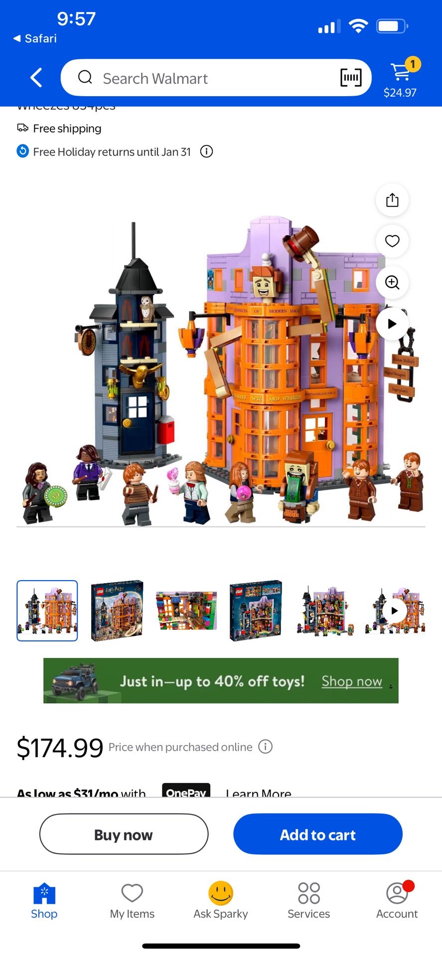 Harry Potter Lego Set 76422 
