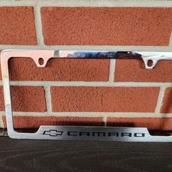 Camero License Plate Cover