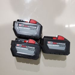 Milwaukee M18 18-Volt Lithium-Ion High Output 12.0Ah Batteries Pack (3 Pack)